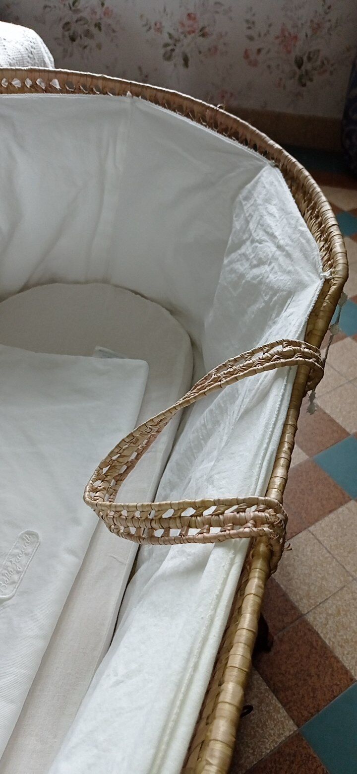 Vintage palm bassinet