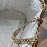 Vintage palm bassinet
