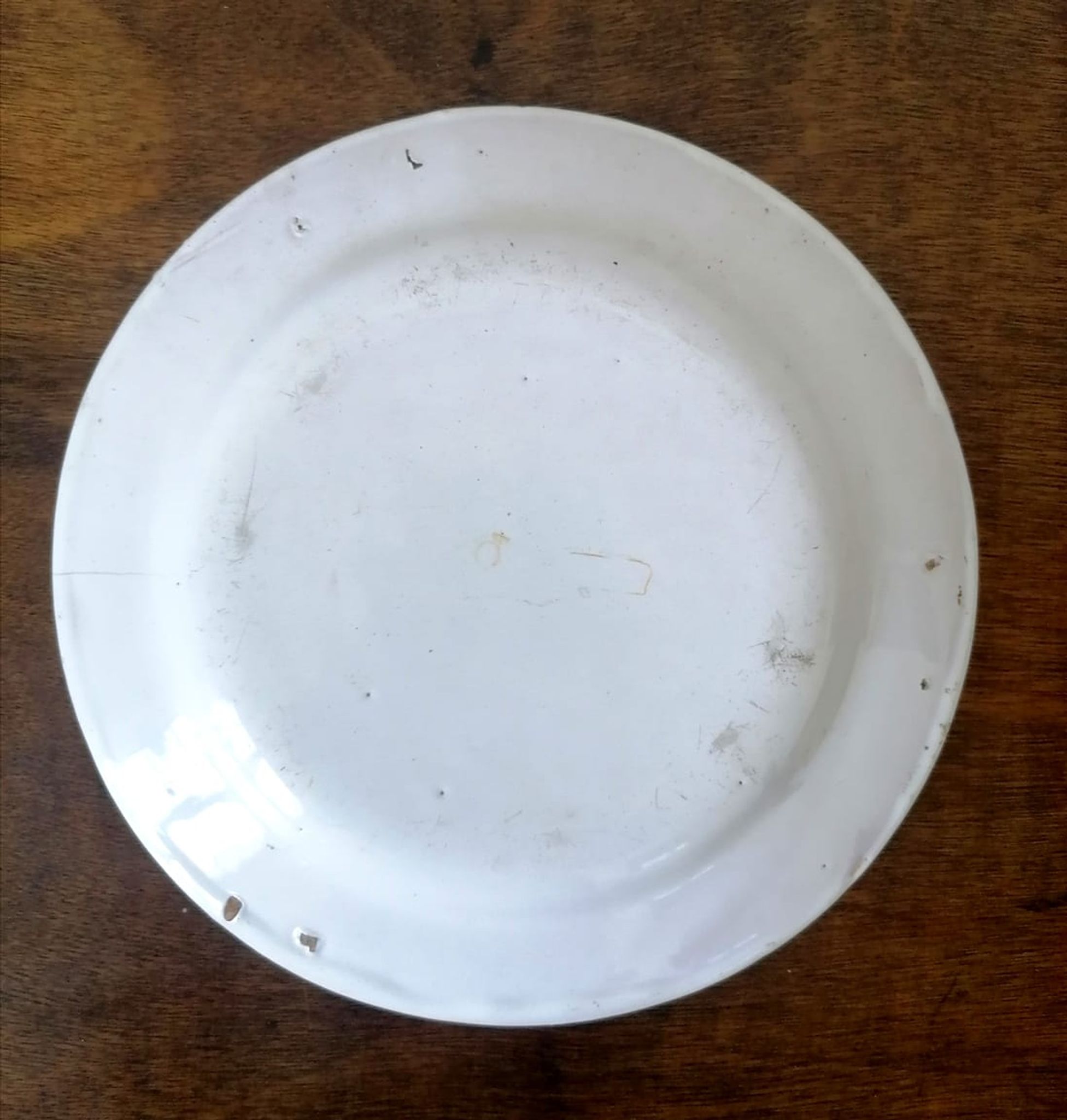 Paire d'assiettes faïence Les Islettes XIXème siècle