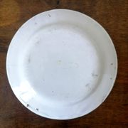 Paire d'assiettes faïence Les Islettes XIXème siècle