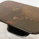 Brutalist coffee table in mixed media by Kneip, signed 1993