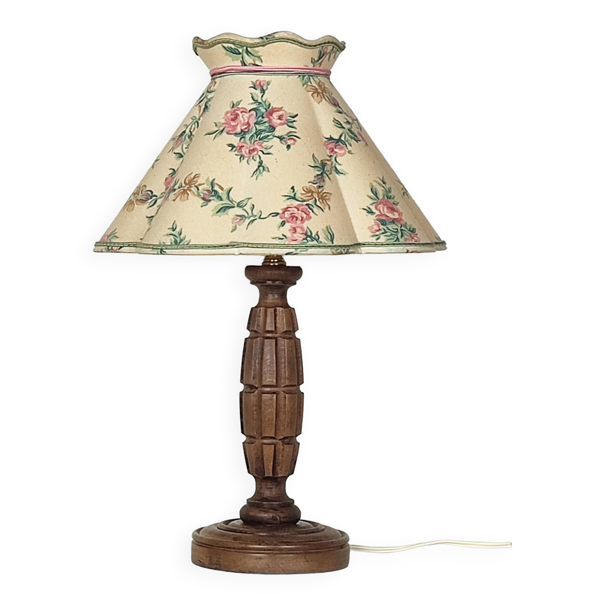 Vintage wooden lamp