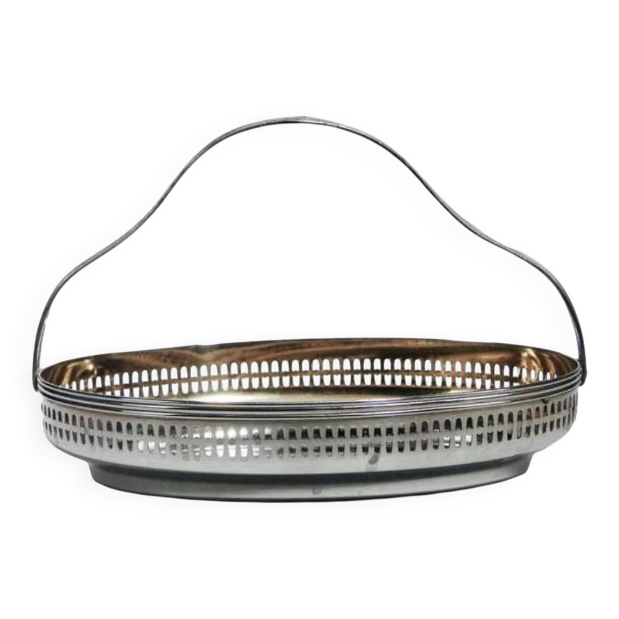 Art Deco platter in chrome plating from WMF, Germany, 1930s