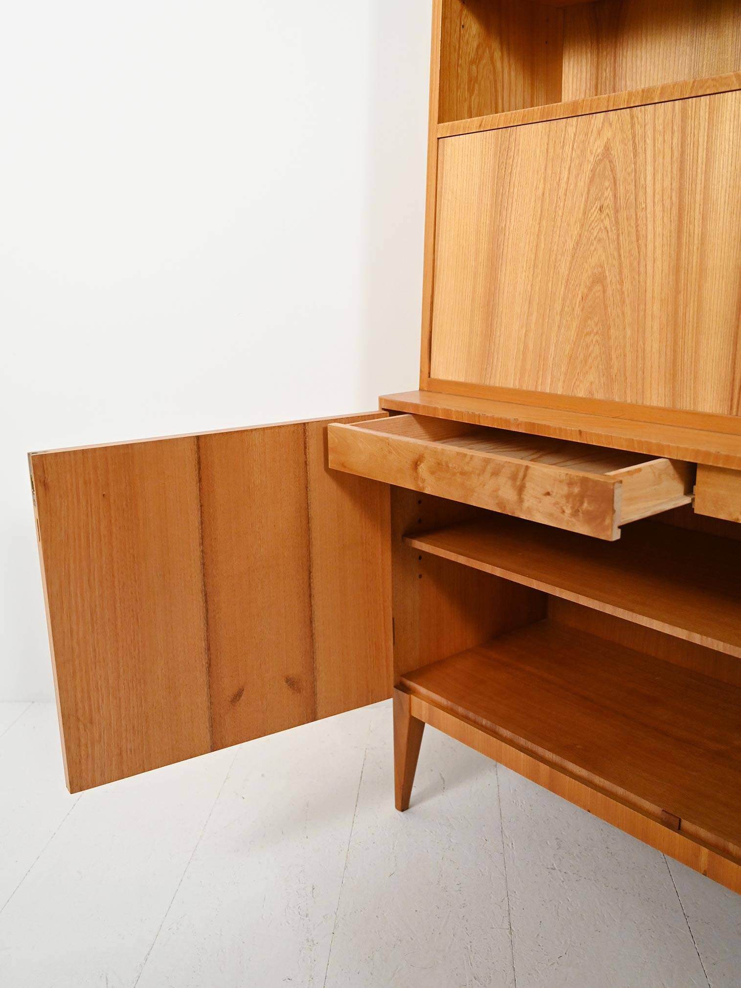 Scandinavian Elm Bookcase from the 1930s–40s