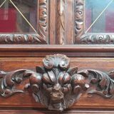 Louis XIII oak display case
