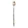 Olive or ice spoon, silver-plated and rosewood