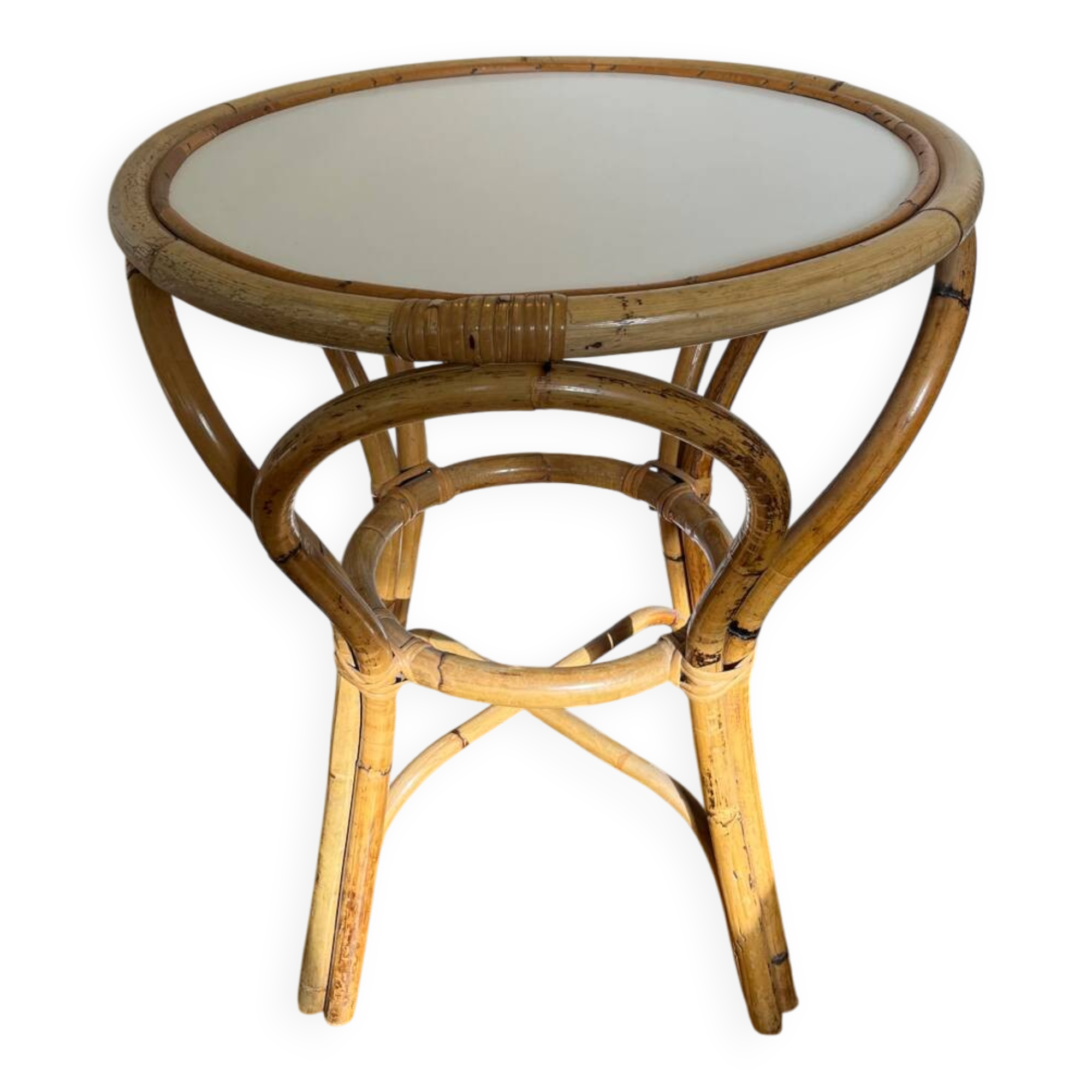 Round table 70 rattan wicker