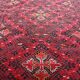 Vintage hand-knotted Kunduz rug, natural dyes, 1940s.