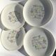 4 plates dessert Gien Harlequin