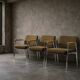 Vintage Mid-Century Modern German Brown Conference Chair from Drabert, 1970