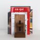 1960s wooden bookends