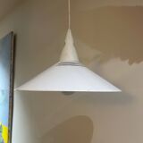 space age suspension in white metal