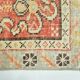 Turkish Red & Cream Oriental Vintage Runner Rug, 85x352Cm