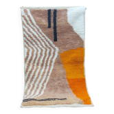 Tapis en laine marocain fait main, 250cm x 150cm, pièce unique