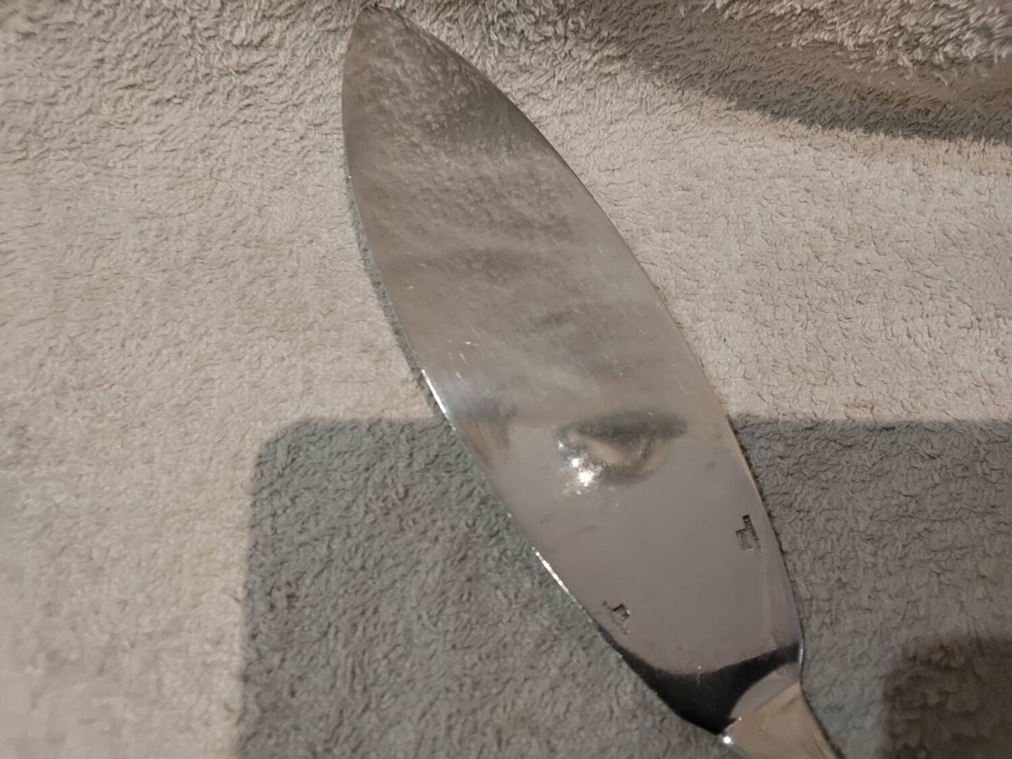 Couvert à servir le poisson 2p métal argenté orfèvre Christofle Albi