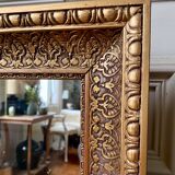 Large gilded wood mirror