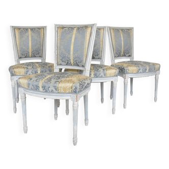 Set of 4 Louis XVI style chairs