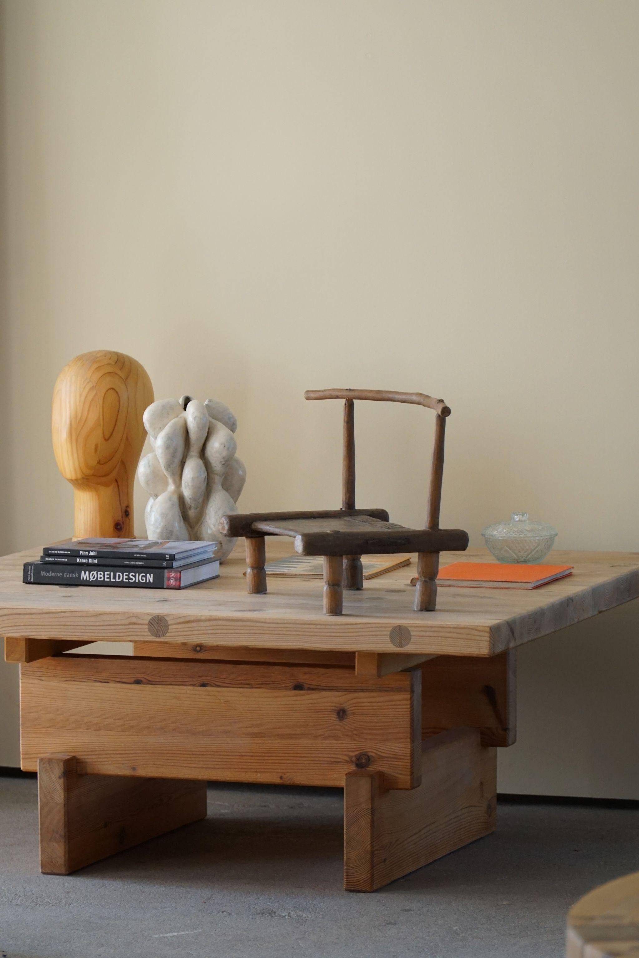 Wabi Sabi Antique African Stool / Chair, Decorative Object, Early 20th Century