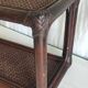 Rattan and cane wall shelf - 70s/80s
