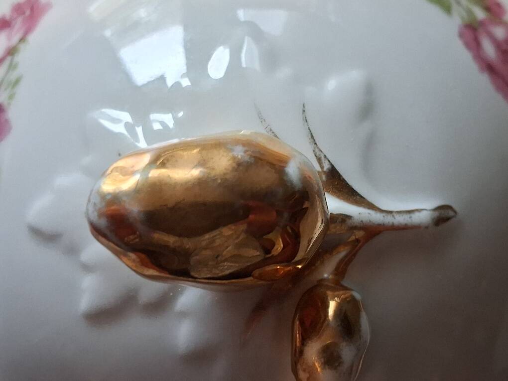 Antique porcelain sweet box from Limoges - William Guérin