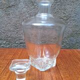 Moulded glass carafe