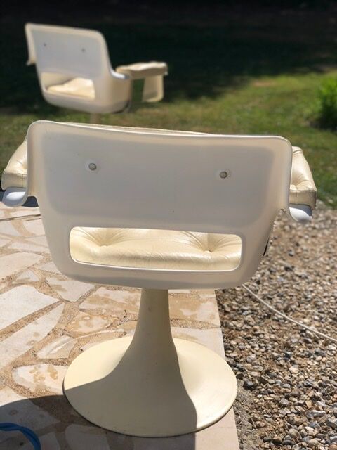Lot de 3 fauteuils Albert Jacob vintage