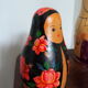 Russian nesting dolls matriochka mismatched
