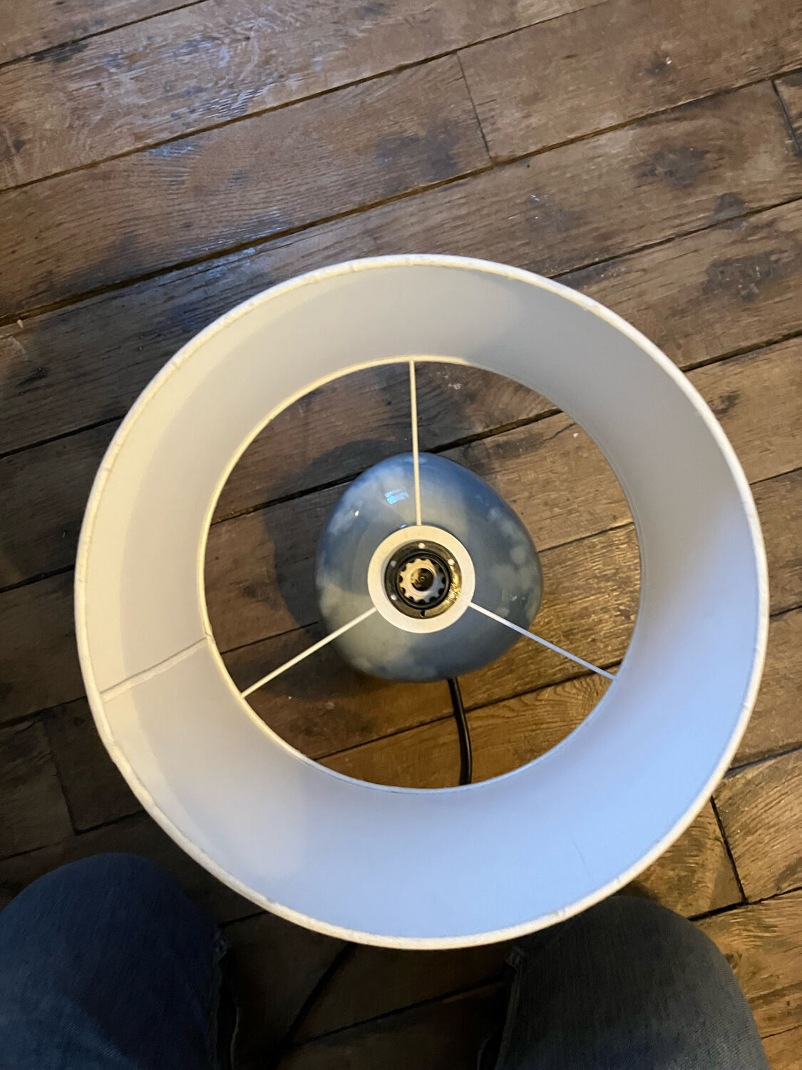 Lampe en céramique de Yves Mohy pour Virebent