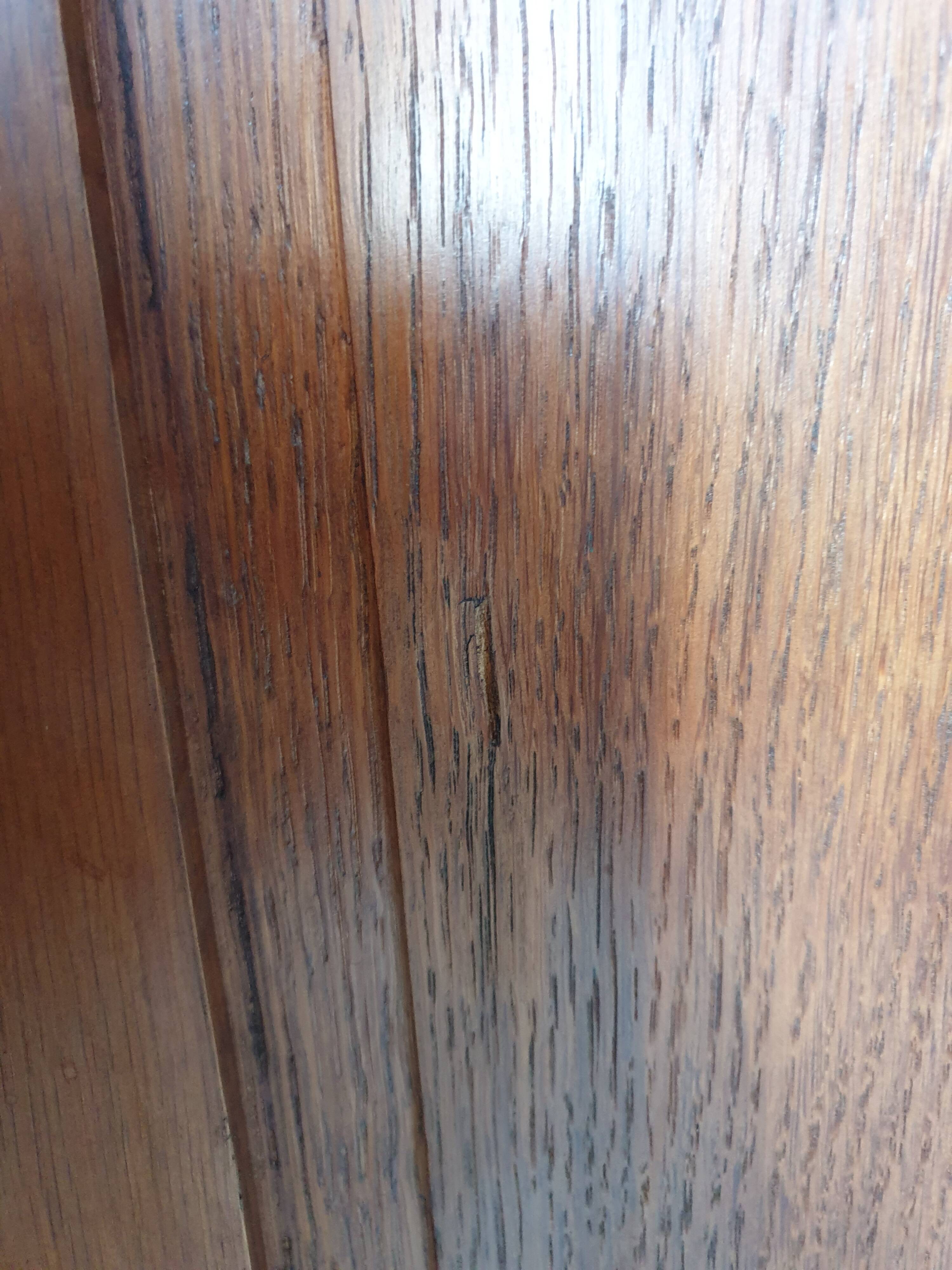 Commode en chêne et marbre
