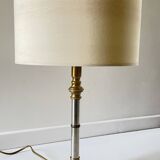 70s lamp with wood effect lampshade