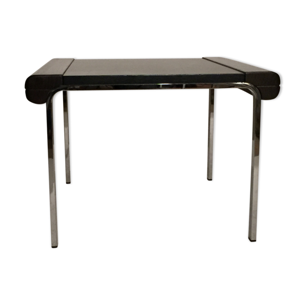 Table basse Girsberger carré, Design Suisse, année 1981 — Beyit