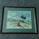 Tableau , aquarelle paysage provencal