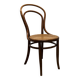 Chaise bistrot bois courbé 1900 cannage