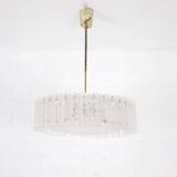 Blown glass ceiling chandelier