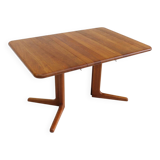 Vintage Danish extendable dining table teak 1960s