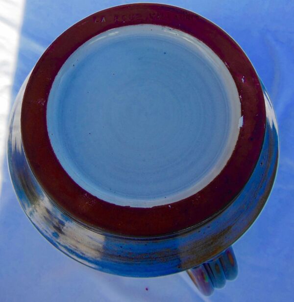Pichet -broc ou cruche signé la roue Vallauris  céramique vintage 60/70 -n°1