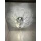Lot of 2 Murano Style Glass Sputnik Chandelier Flush Mount, Mazzega Zuccher