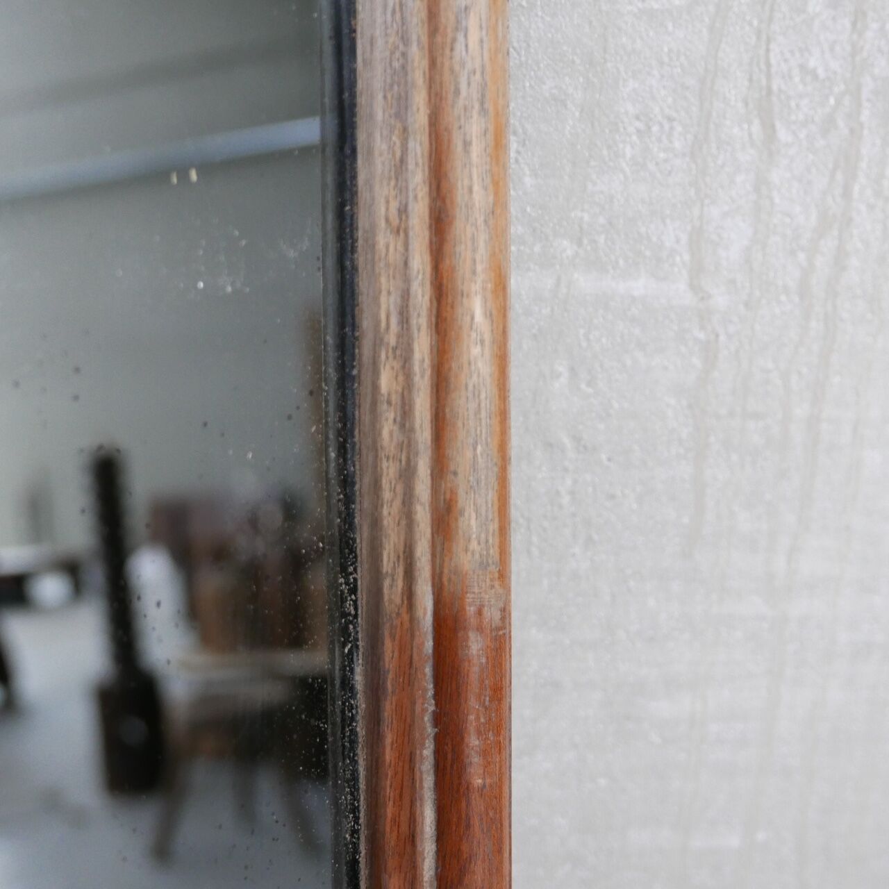 Vintage oak dutch mirror