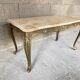 Onyx coffee table base vintage brass 1950