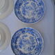 Set de 6 assiettes 1 ravier Villeroy & bBoch Burgenland décor bleu faience