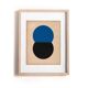 collection de 5 peintures abstraites sur papier  signées Eawy