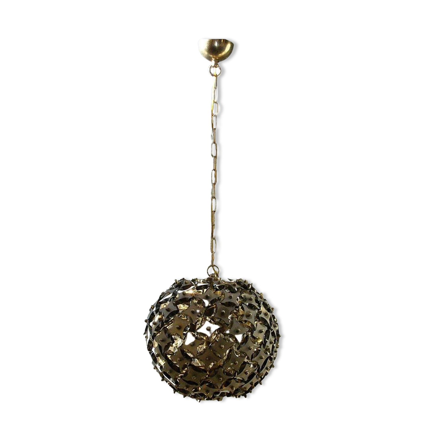 Murano smoked glass suspension