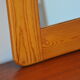 Miroir en bois années 70 pin