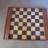 Jeu de dames ancien en bois