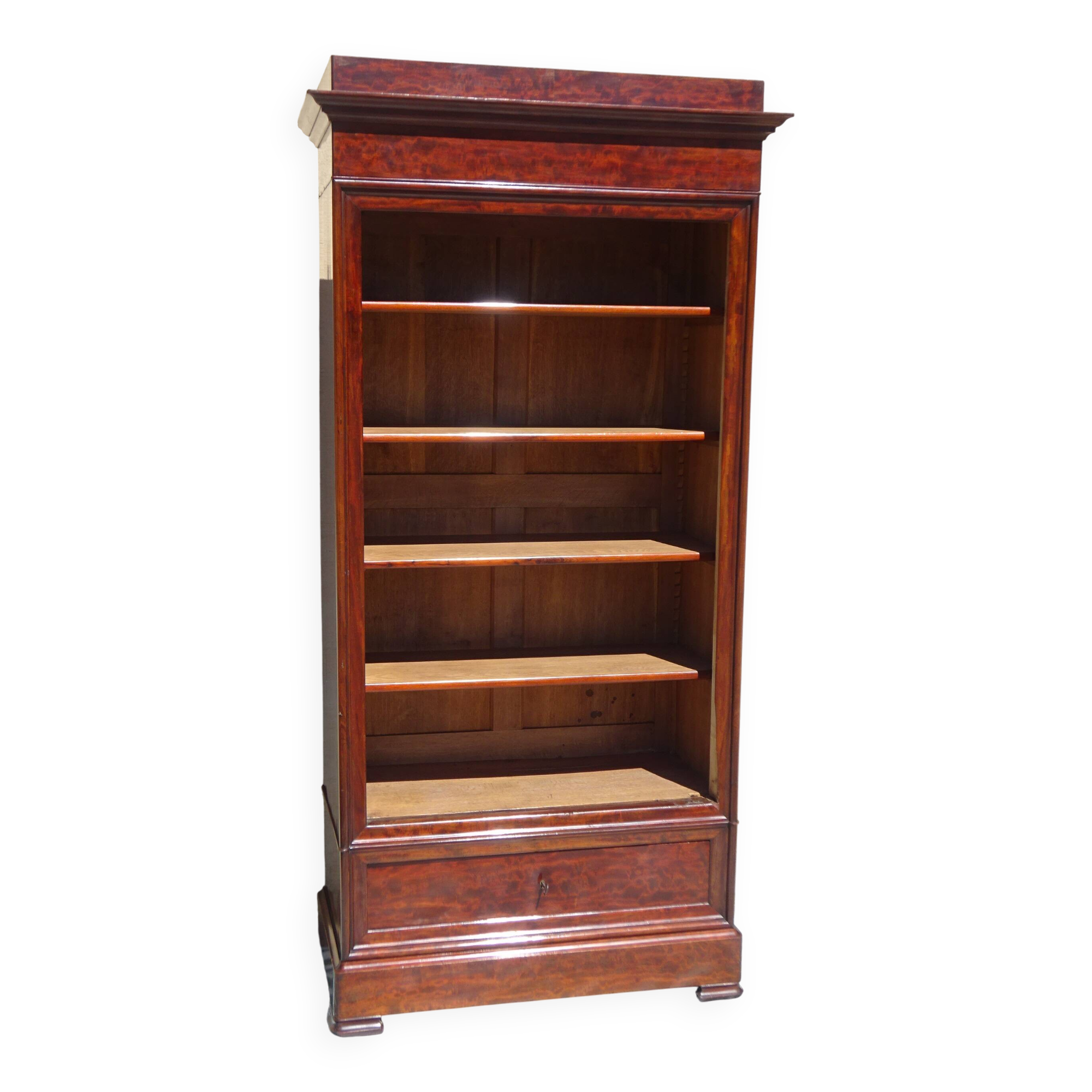 Mahogany bookcase