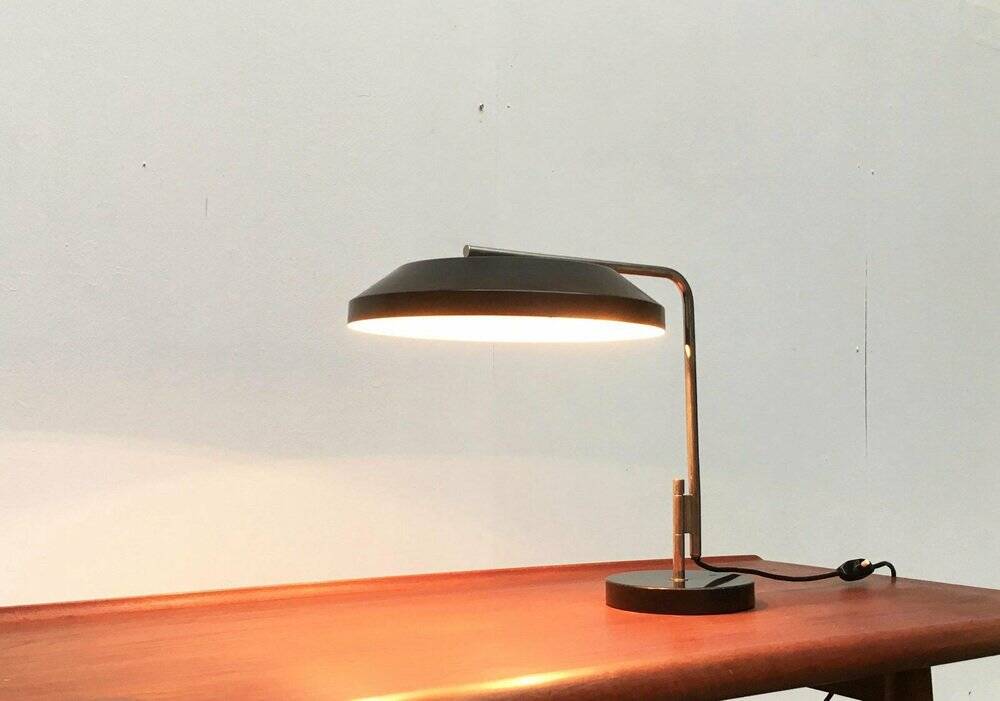 Mid-century minimalist swivel table lamp, 1960s