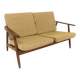 Scandinavian two-seater sofa, Sweden, 1950