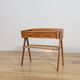 Mid-Century Teak and Rattan Console Table by Søren Rasmussen, Denmark, 1960