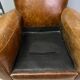 Fauteuil club cuir