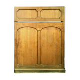 Eléments de boiserie en chêne mouluré Art Déco XX siècle